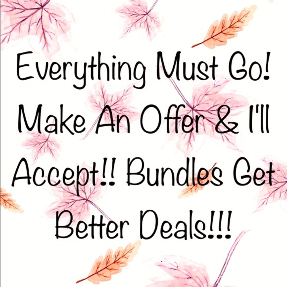 Everything must go!